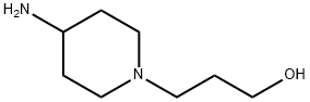 4-amino-1-Piperidinepropanol Structure