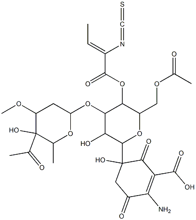 桑福洛霉素 A 结构式
