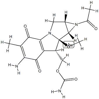 1a-acetylmitomycin C Struktur