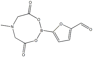 5-甲酰基呋喃-2-硼酸甲基亚氨基二乙酸酯, 1104637-03-7, 结构式