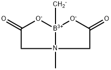 甲基硼酸甲基亚氨基二乙酸酯, 1104637-40-2, 结构式