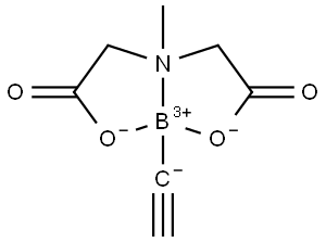 Acetyleneboronic  acid  MIDA  ester,  Acetynylboronic  acid  MIDA  ester,  Ethyneboronic  acid  MIDA  ester Structure