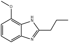Benzimidazole, 4(or 7)-methoxy-2-propyl- (6CI) Struktur