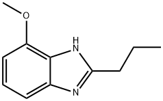 Benzimidazole, 4(or 7)-methoxy-2-propyl- (6CI) 结构式