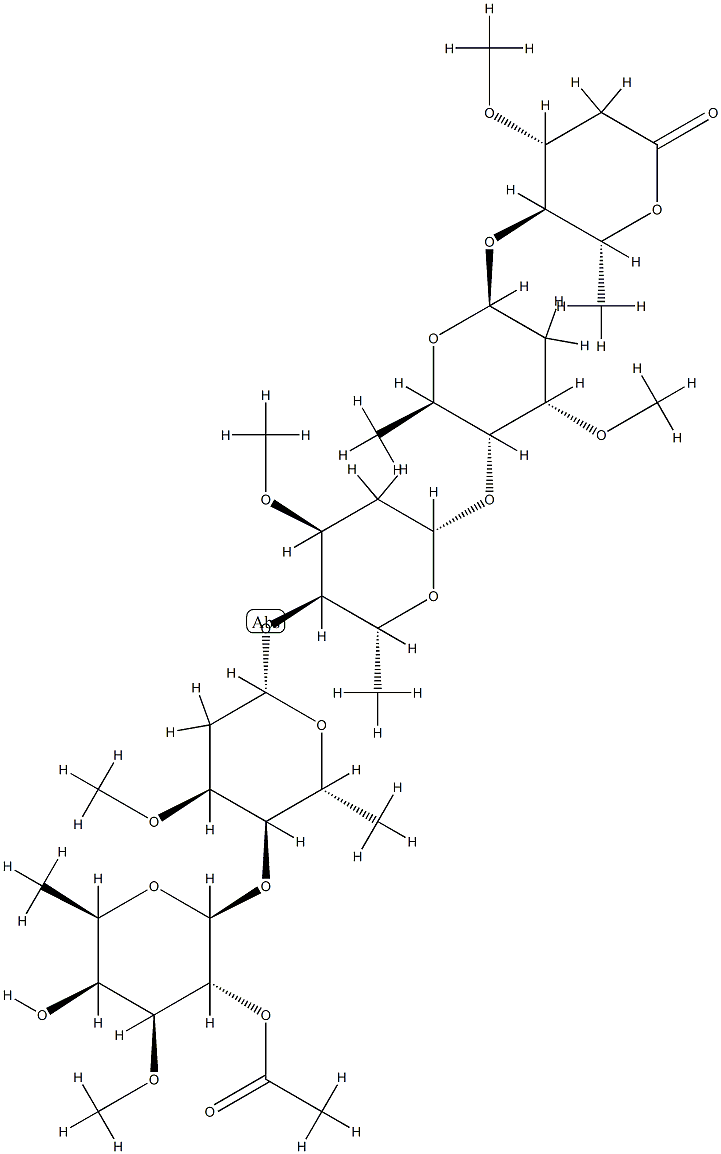 乙酰杠柳寡糖C 结构式