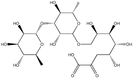 111070-81-6 3-deoxy-8-O-(3-O-rhamnopyranosyl-rhamnopyranosyl)-manno-octulosonate