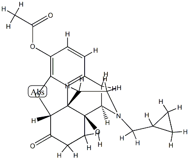 Naltrexone 3-acetate Structure