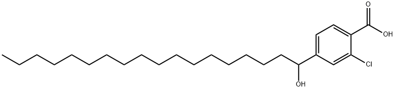 氯德拉苯 结构式