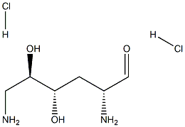 2,6-DiaMino-2,3,6-trideoxy-D-ribo-Hexose Dihydrochloride Structure
