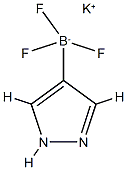 1H-吡唑-4-三氟硼酸钾, 1111732-81-0, 结构式