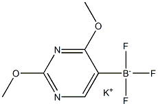 Potassium 2,4-dimethoxypyrimidine-5-trifluoroborate Structure