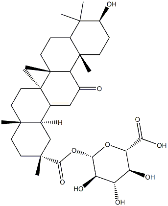 glycyrrhetyl 30-monoglucuronide Structure