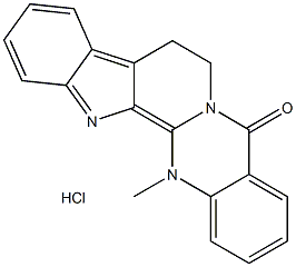 Dehydroevodiaminehydrochloride Struktur