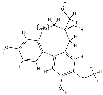 111830-77-4 7,8-二氢-6-(羟基甲基)-10-甲氧基-6H-二苯并[B,D]氧杂环辛三烯-3,7,11-三醇立体异构体混合物