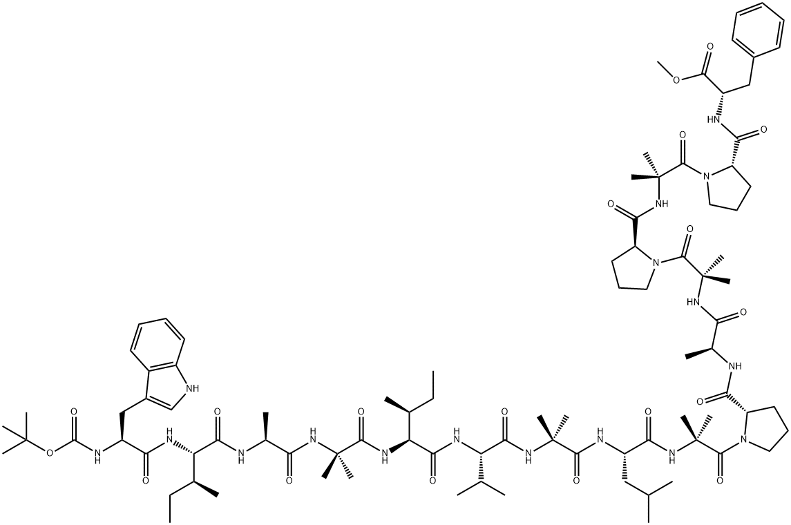 zervamicin A1-16 Structure