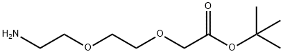 H2N-PEG2-CH2COOtBu 结构式