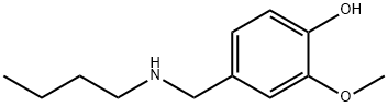 4-[(butylamino)methyl]-2-methoxyphenol Struktur