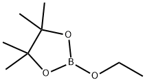 2-エトキシ-4,4,5,5-テトラメチル-1,3,2-ジオキサボロラン 化学構造式
