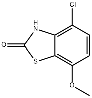 2(3H)-Benzothiazolone,4-chloro-7-methoxy-(9CI) Structure