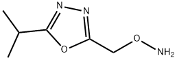 1,3,4-Oxadiazole,2-[(aminooxy)methyl]-5-(1-methylethyl)-(9CI) Structure