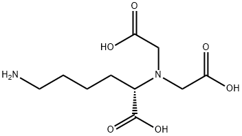(S)-N-(5-AMINO-1-CARBOXYPENTYL)IMINODIACETIC ACID HYDRATE Struktur