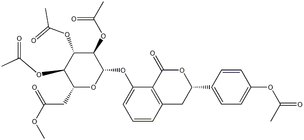 113270-99-8 (3S)-绣球酚 8-O-葡萄糖甙五乙酸酯