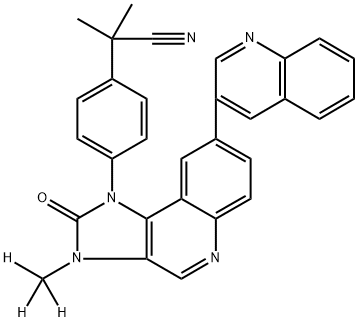 NVP-BEZ 235-D3, 1133206-74-2, 结构式