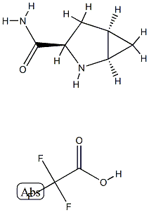 (1R,3R,5R)-2-氮杂双环[3.1.0]己烷-3-甲酰胺 2,2,2-三氟乙酸盐, 1133811-50-3, 结构式