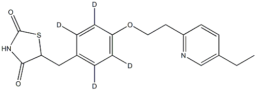 PIOGLITAZONE-D4 Structure