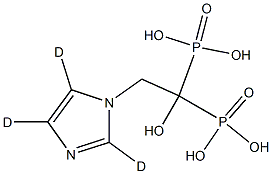 Zoledronic-d3 Acid Structure