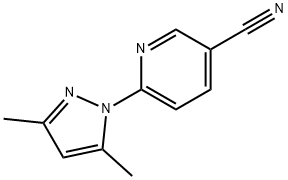 6-(3,5-Dimethyl-1H-Pyrazol-1-Yl)Pyridine-3-Carbonitrile(WXC03003) Struktur