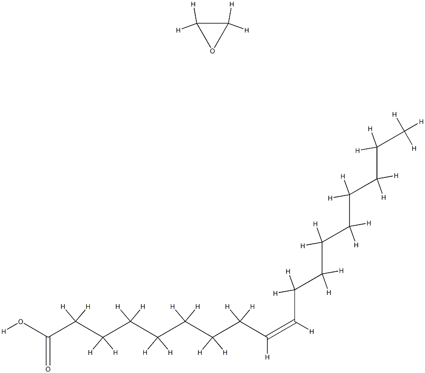 9-Octadecenoic acid (Z)-, polymer with oxirane Structure