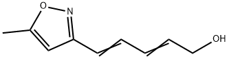 2,4-Pentadien-1-ol,5-(5-methyl-3-isoxazolyl)-(9CI) Structure