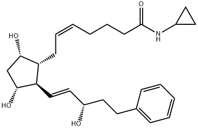 N-Cyclopropyl Bimatoprost, 1138395-12-6, 结构式