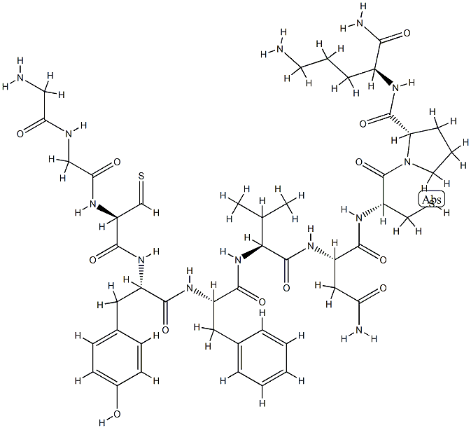 vasopressin, 2-Gly-9-des-Gly-4-Val-8-Orn-|