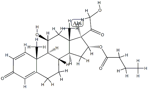 16α-Butyloxyprednisolone (Budenoside IMpurity) Struktur