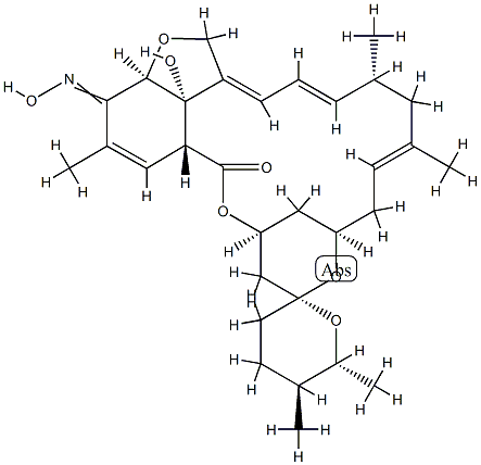 美倍霉素肟A3 结构式