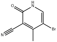 5-溴-2-羟基-4-甲基尼古丁腈, 1142188-69-9, 结构式