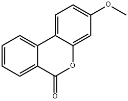3-methoxy-6H-benzo[c]chromen-6-one Struktur