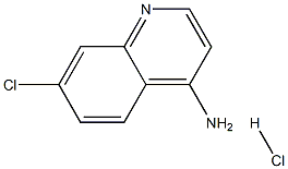 4-QuinolinaMine, 7-chloro-, hydrochloride (1:1) Structure