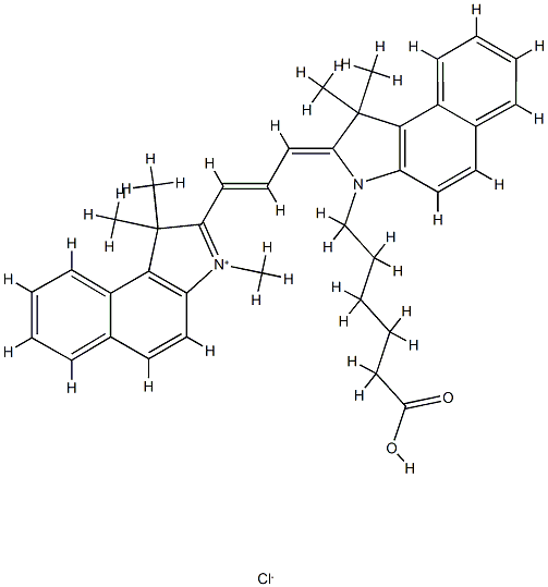 CY3.5-COOH, 1144107-79-8, 结构式