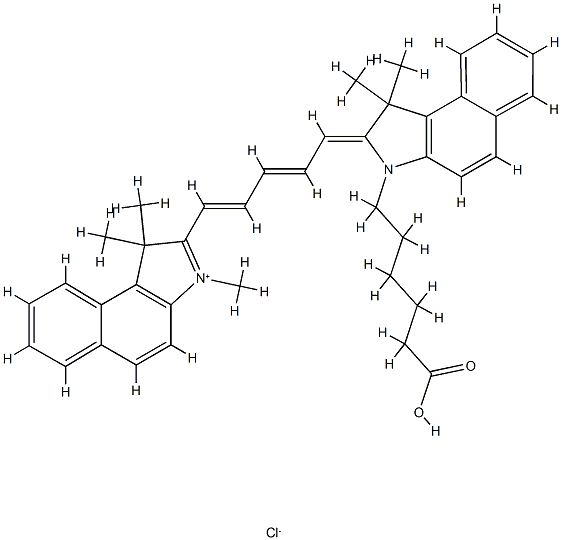CY5.5羧基, 1144107-80-1, 结构式