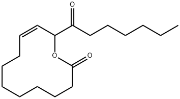 12-keto-9(2)-octadecen-11-olide Structure