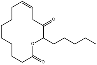 12-keto-9(2)-octadecen-13-olide Structure