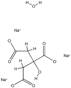 柠檬酸三钠盐水合物,114456-61-0,结构式