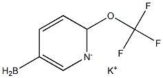 2-甲氧基吡啶-5-三氟硼酸钾, 1144573-61-4, 结构式