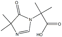 2-Imidazoline-1-acetic  acid,  -alpha-,-alpha-,4,4-tetramethyl-5-oxo-  (6CI) Struktur