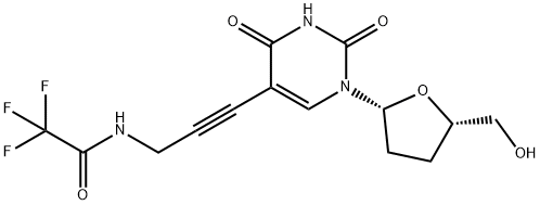 5-TFA-ap-2',3'-Dideoxyuridine Struktur