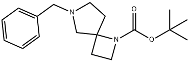 6-Benzyl-1,6-
diazaspiro[3.4]octan-1-carboxylic acid tert-butyl ester Structure