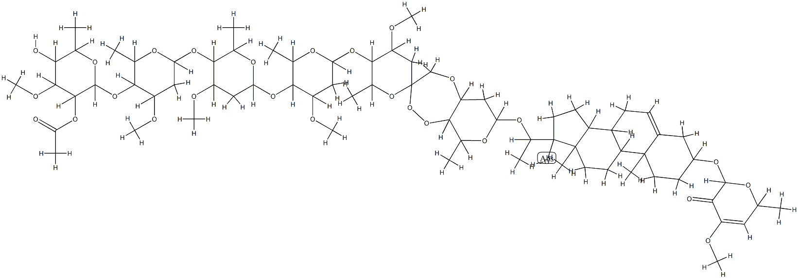 periplocoside A 结构式